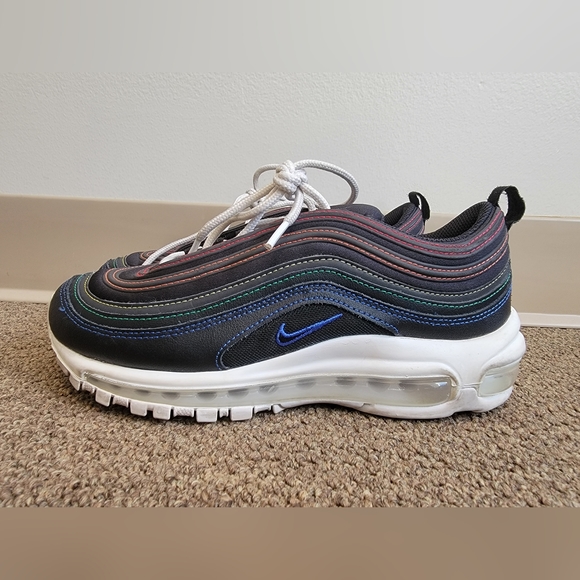 Nike Air max 97  Black Rainbow - Picture 1 of 7